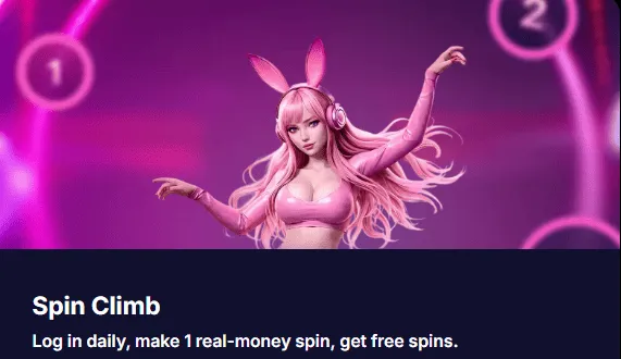 Spin climb giri gratis giornalieri